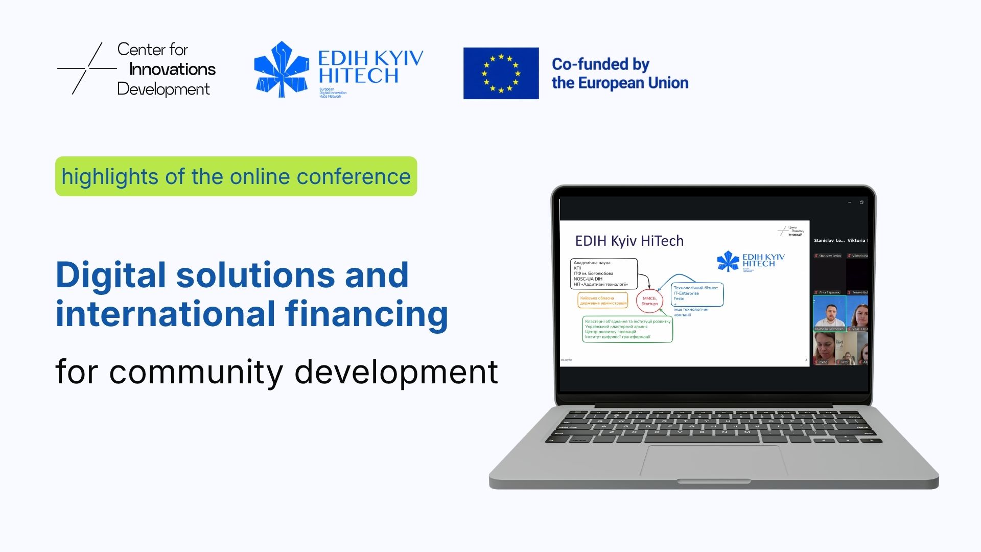 Digital twins, EU grants, and data: key takeaways from an online conference for communities